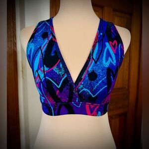 Zumba Reversible Vibrant Women's Sports Bra Spicy/Small